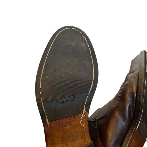 Gianni Versace Slip On Brown Leather Chelsea Boots Classic Old Money Men\'s 43.5 main image 9